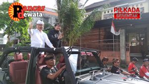 Pasangan bakal calon Bupati dan wakil Bupati Badung I Wayan Adi Arnawa _ Bagus Alit Sucipta ( ADICIPTA ) mendaftar ke KPU Badung, kamis 29/8/2024 ( foto/AJK )