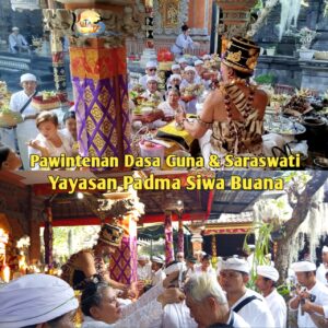 Foto : Prosesi pawintenan oleh Ida Rsi Agung Dwija Shrijaya Nararya, dari Griya Taman Pudak Sari Asrama, Pandak Gede – Tabanan.( Ajk ) 