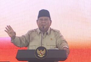 Presiden Prabowo Subianto mengaku bahwa praktik korupsi di Indonesia sangat memprihatinkan. (Foto: Tangkapan Layar)