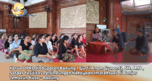 Anom Gumanti  sosialisasikan Perda Haki kepada warga di Kuta.