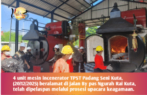 TPST Padang Seni siap layani 60 ton sampah Kuta 24 jam nonstop.