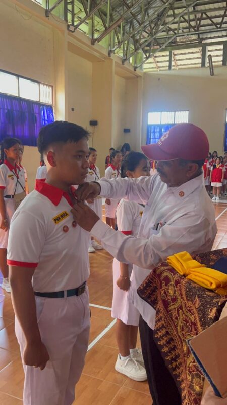 PMI Tabanan Lantik PMR SMA Negeri 1 Tabanan Angkatan ke-65