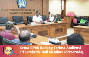Ketua DPRD Badung Terima Audiensi PT Jamkrida Bali Mandara (Perseroda).