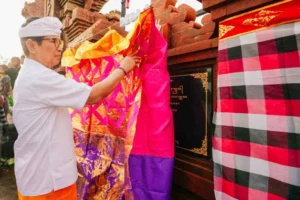 Bupati Badung Resmikan Ruang Terbuka Hijau Lapangan dan Taman Desa Adat Angantaka