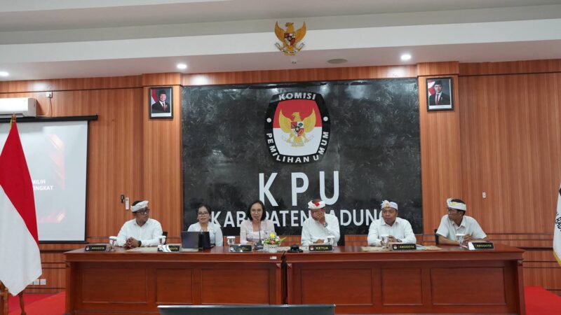 Dendy Astra Wijaya Hadiri Rapat Pleno Terbuka KPU Badung, dengan agenda “Pemutakhiran Data Pemilih”
