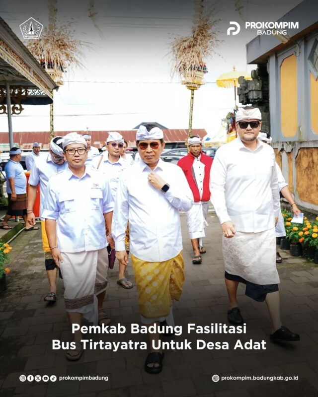 Pemkab Badung Fasilitasi Bus Tirtayatra Untuk Desa Adat