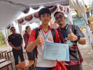 Pemuda desa , bagus sastra sabet juara 1 melukis SE kabupaten Tabanan .