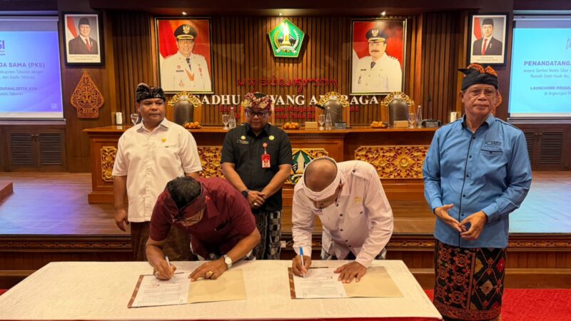 Kolaborasi Besar di Tabanan, SMSI Gandeng Tiga Lembaga dan Literasi Jurnalistik ASN