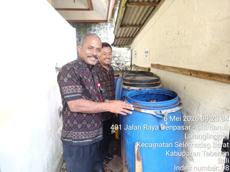 Sekolah di Selemadeg Barat Mandiri Kelola Sampah berbasis sumber