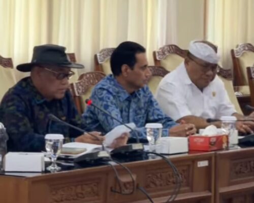 DPRD Badung Hadiri Rapat Dengar Pendapat Pansus TRAP DPRD Provinsi Bali.