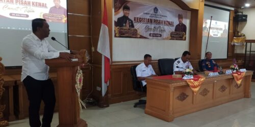 Ketua DPRD Badung dan Anggota DPRD Badung Dapil Kuta Hadiri Pisah Sambut Camat Kuta.