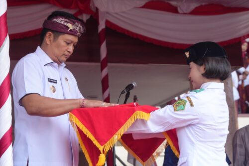 Bupati Kembang Pimpin HUT ke-81 Kemerdekaan RI di Jembrana
