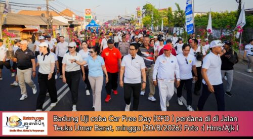 Uji Coba Badung First Car Free Day Perdana di Kerobokan