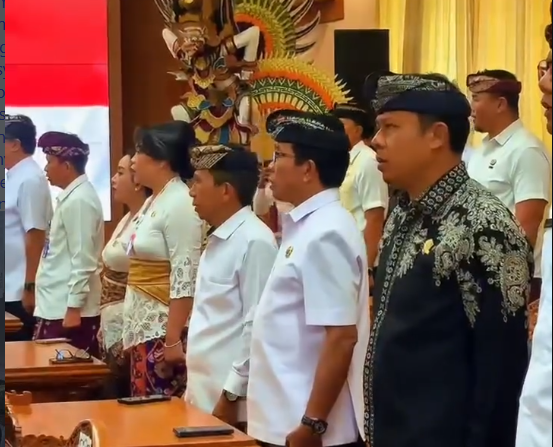 Wakil Ketua III DPRD Badung Hadiri Rapat Paripurna ke-47 DPRD Provinsi Bali.