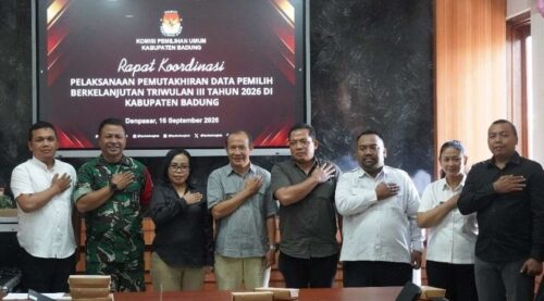 16.253 DATA PEMILIH TURUN DARI KPU RI, KPU BADUNG LANGSUNG “SISIR” HINGGA DESA DAN LAPAS