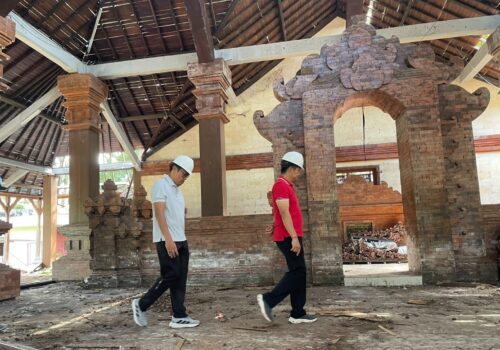 Wantilan Pura Jagatnatha Jembrana Direhab Tahun Ini.