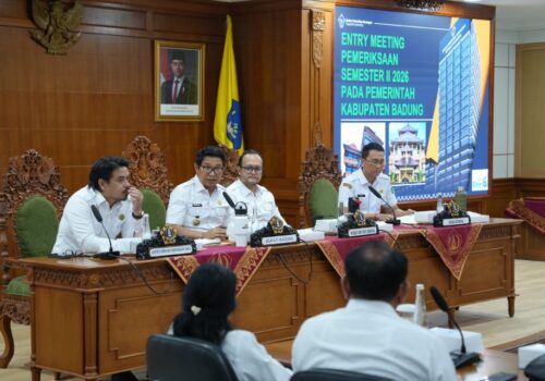 Terima Tim Bpk Ri Bali, Pemkab Badung Jalani Pemeriksaan Kepatuhan Semester Ii 2026
