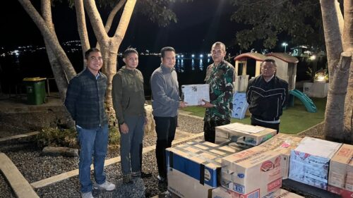 Perkuat Pengamanan Perbatasan, Bupati Kembang Serahkan Bantuan Logistik Satgas Pamtas RI-PNG 2027