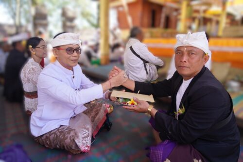 Pemkab Klungkung Ngaturang Bakti Penganyar di Empat Pura Kahyangan Jagat di Kintamani, Bangli