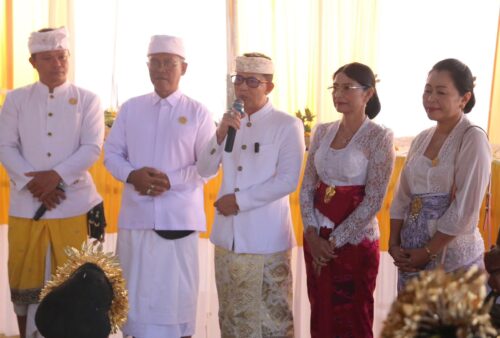 Luaskan Jangkauan, Bupati Satria Harap Manusa Yadnya Masal Klungkung Diikuti Umat Hindu se-Nusantara
