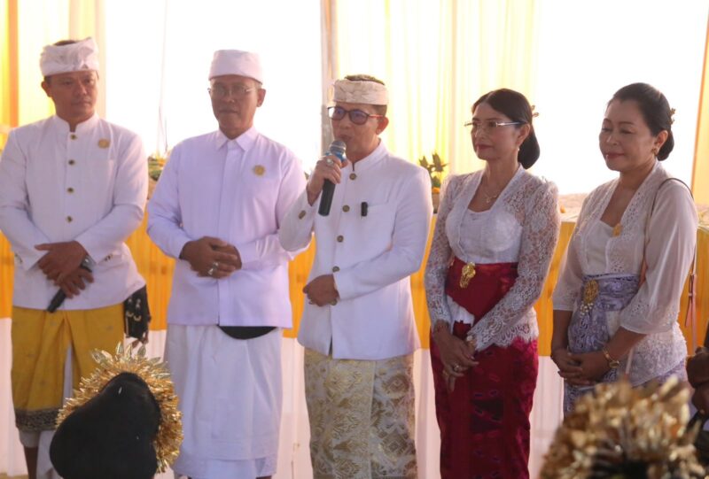 Luaskan Jangkauan, Bupati Satria Harap Manusa Yadnya Masal Klungkung Diikuti Umat Hindu se-Nusantara