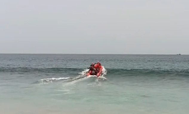 PENCARIAN HARI KE 2 PEMANCING HILANG DI PERAIRAN PANTAI BUKIT ASAH